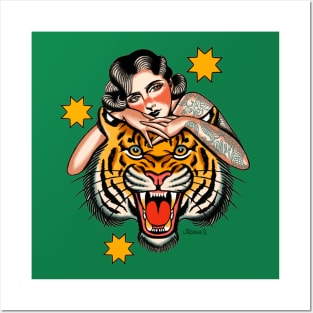 Tiger Lady Posters and Art